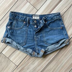 Free People Beginners luck jean shorts